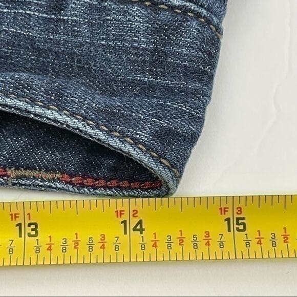 Tommy Hilfiger Medium Wash Mid Rise Baby Boot Leg Women's Jeans Size 8L - Picture 9 of 10